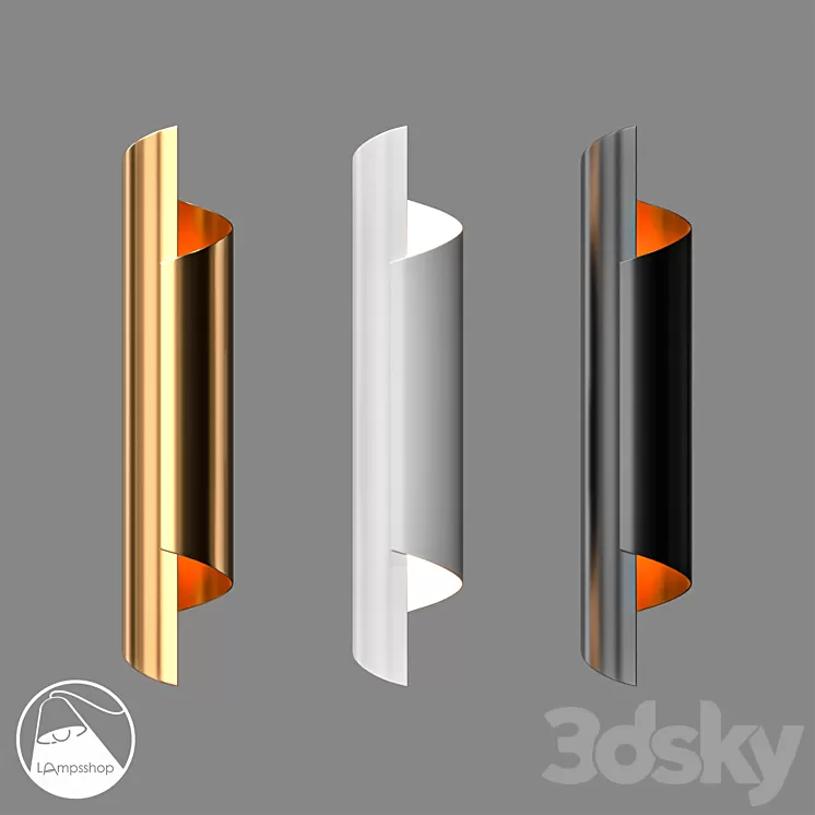 LampsShop.ru B4108 Sconce Postmodern Helix 3D Model