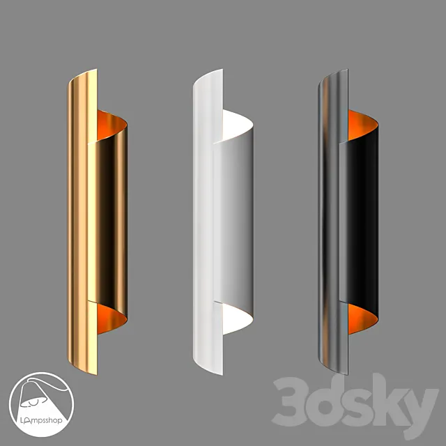LampsShop.ru B4108 Sconce Postmodern Helix 3DModel