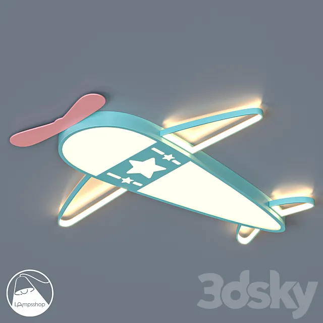 LampsShop.ru CPL7009 Chandelier Plane B 3D Model