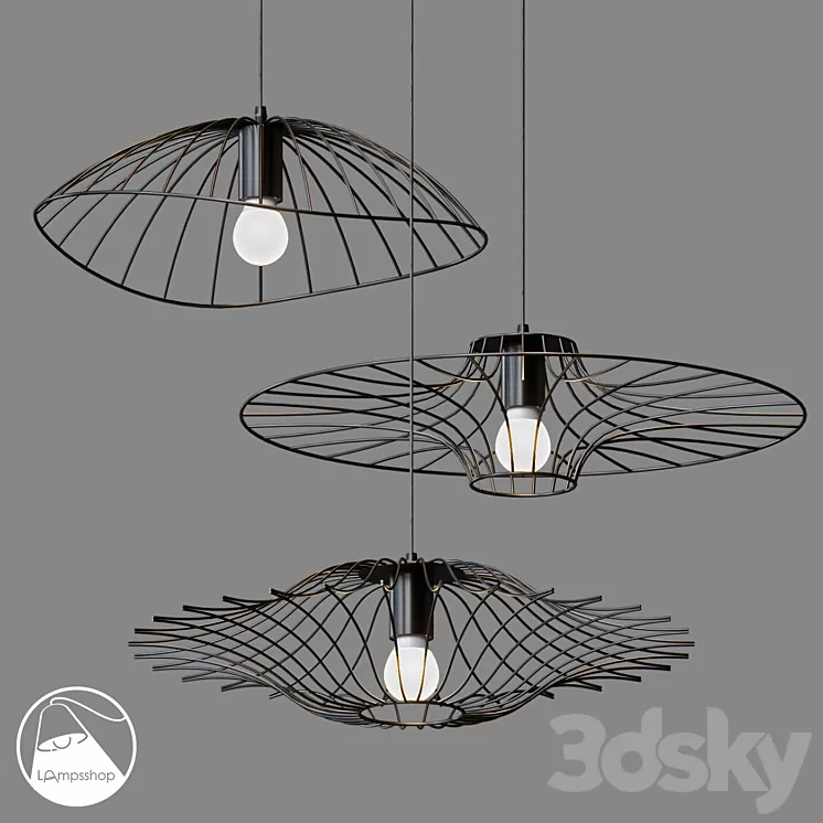 LampsShop.ru L1409a Chandelier Shopty 3D Model