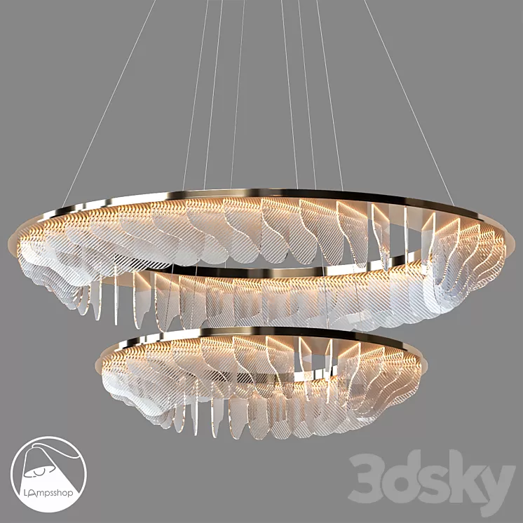 LampsShop.ru L1449a Chandelier Sawyer 3D Model