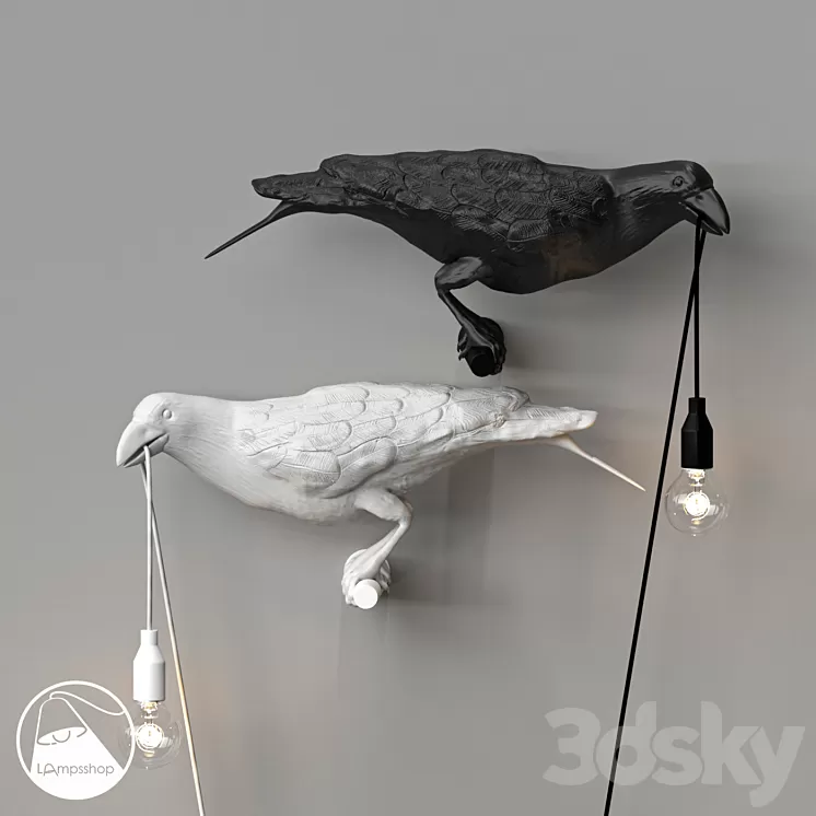 LampsShop.ru NL5085 Sconce Crow Lamp 3D Model
