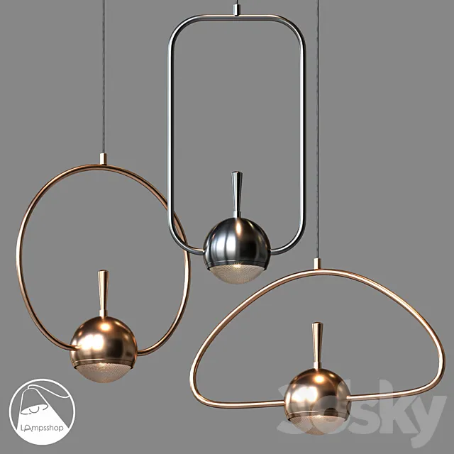 LampsShop.ru PDL2135 Pendant Limerence 3DModel