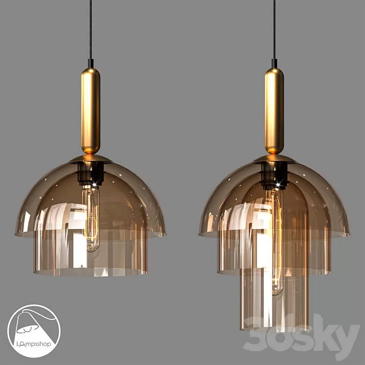 LampsShop.ru PDL2307а Pendant Eve 3D Model