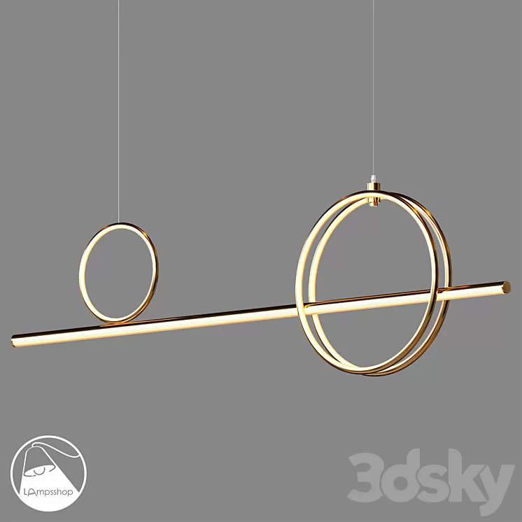 LampsShop.ru PDL2316a Pendant Drumme 3D Model