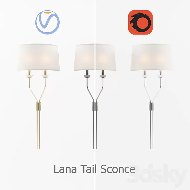 Lana Tail Sconce Circa ligting
