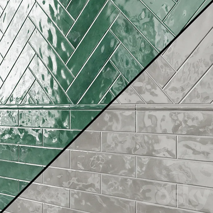 Lancaster Ceramic Tile 3x12 3D Model Free