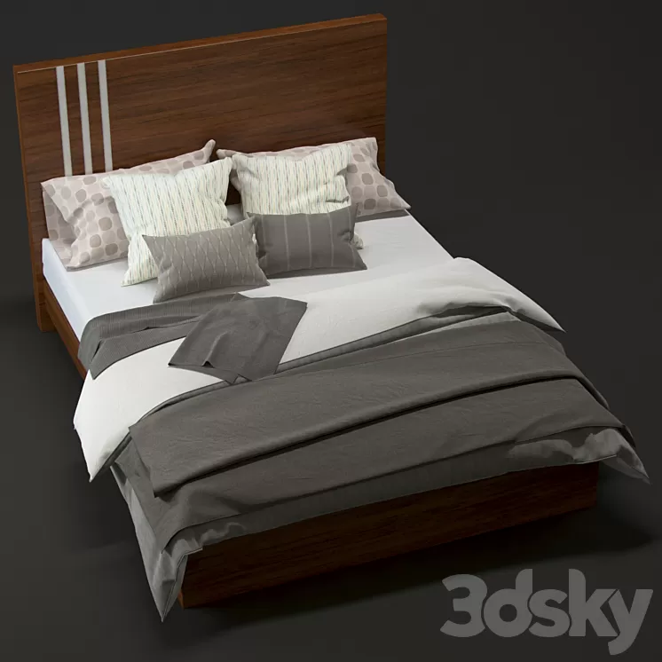 Lance bedframe 3D Model