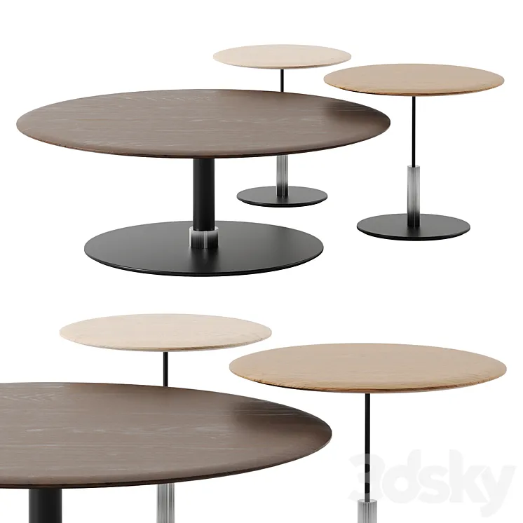 Lancer coffee tables by Bernhardt Design 3D Model Free