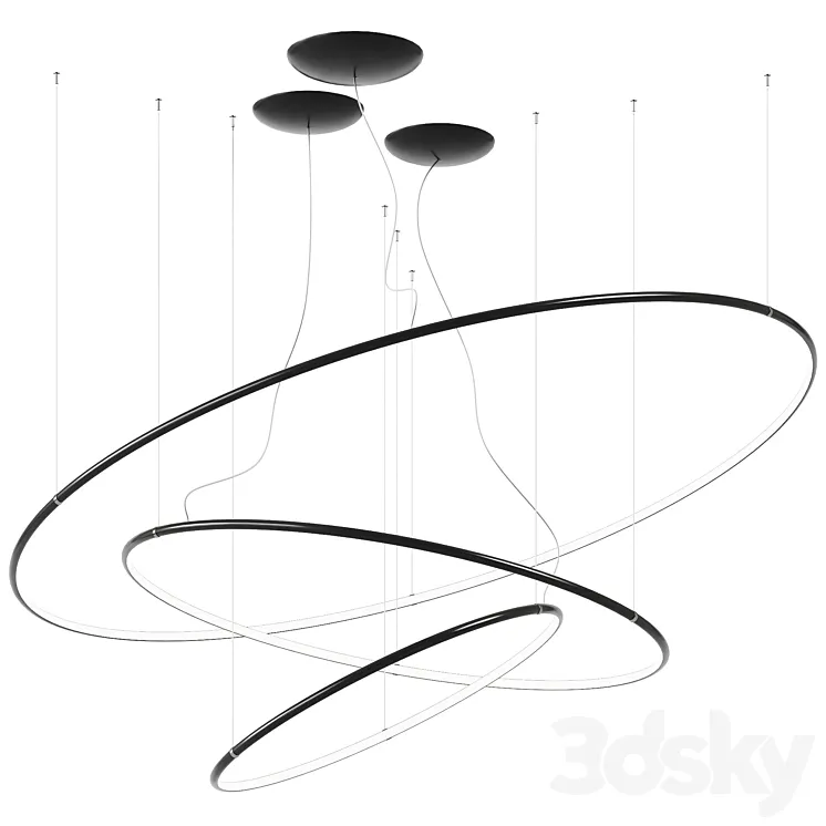 Lancia Tonda by Egoluce / Round lights 3D Model Free