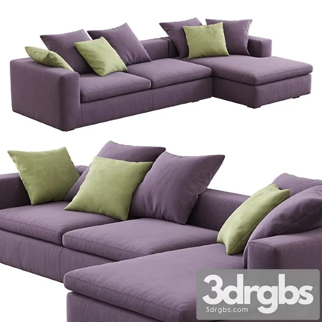 Land Corner Sofa 3D Model Free