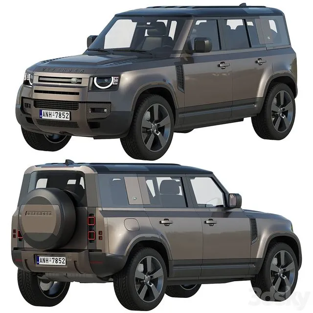 Land Rover Defender 110 2020 3D Model