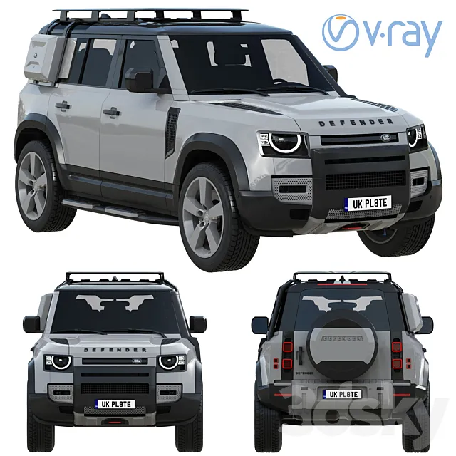 Land Rover Defender EXPLORER PACK 3D Model