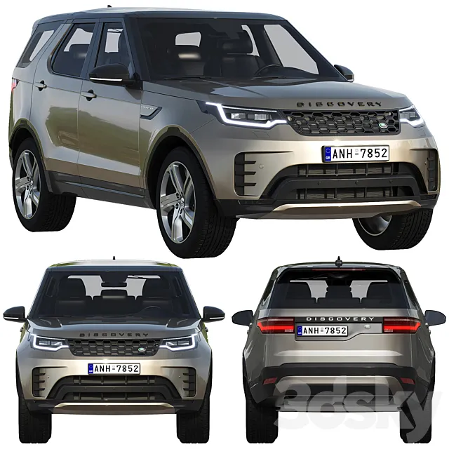 Land Rover Discovery R-dynamic 2021 3D Model
