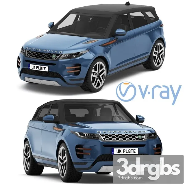 Land Rover Range Rover Evoque R Dynamic 2019instagram 3D Model Free