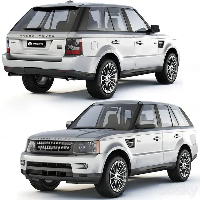 Land Rover Range Rover Sport 2009 3D Model