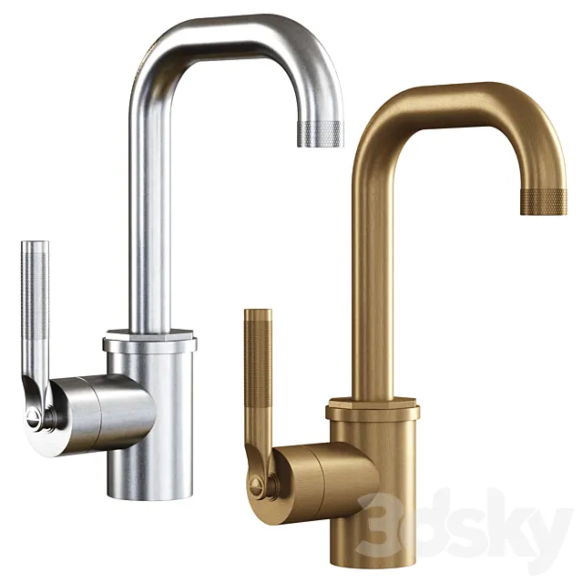 Landmark pure Single lever basin faucet by Samuel Heath 3D Model