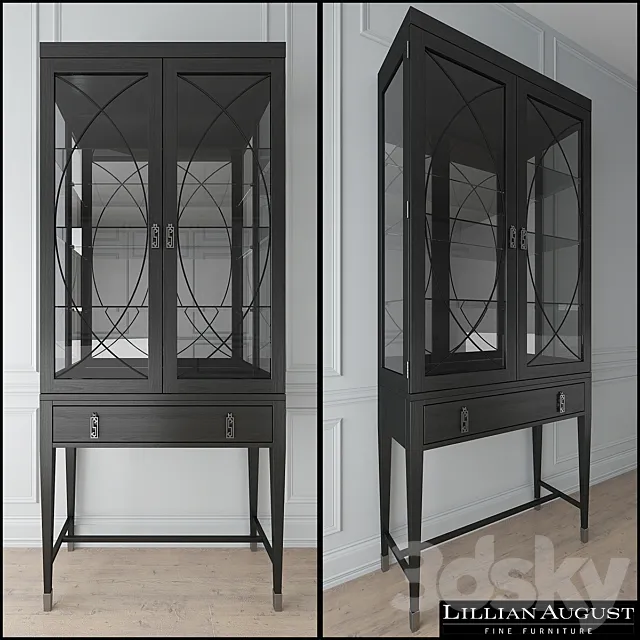 LANDON DISPLAY CABINET 3DModel