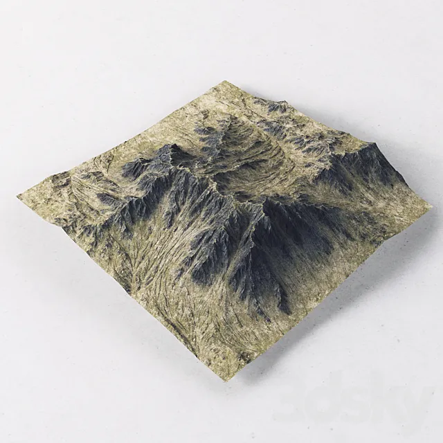 Landscape mountains 3DModel