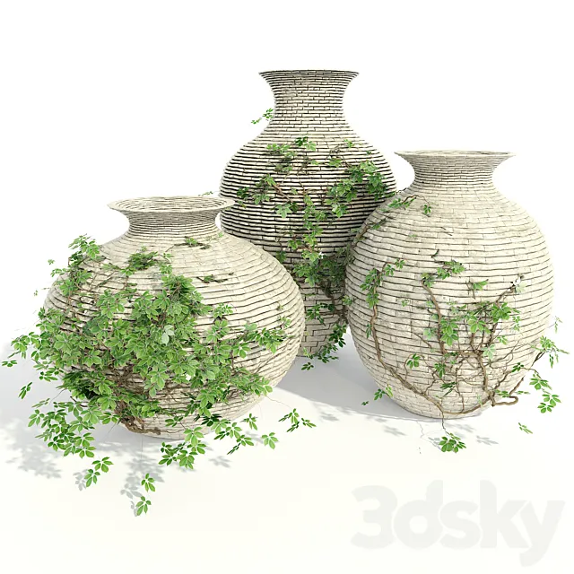 LANDSCAPE POTS 3DModel