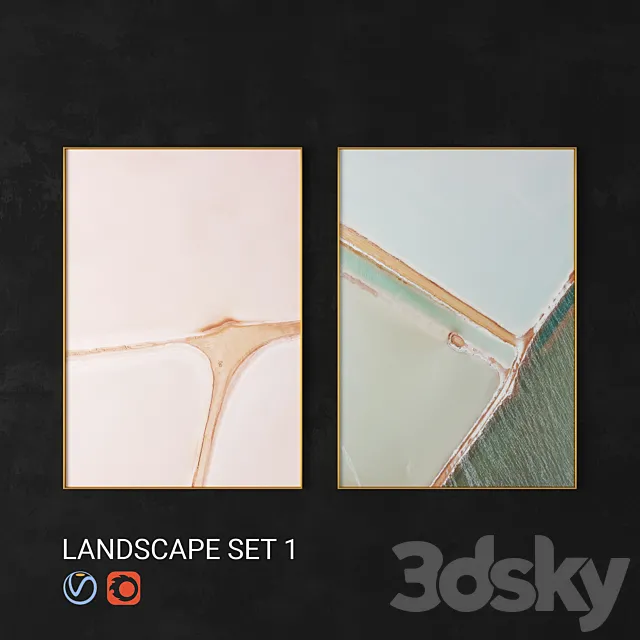 LANDSCAPE SET_1 3D Model