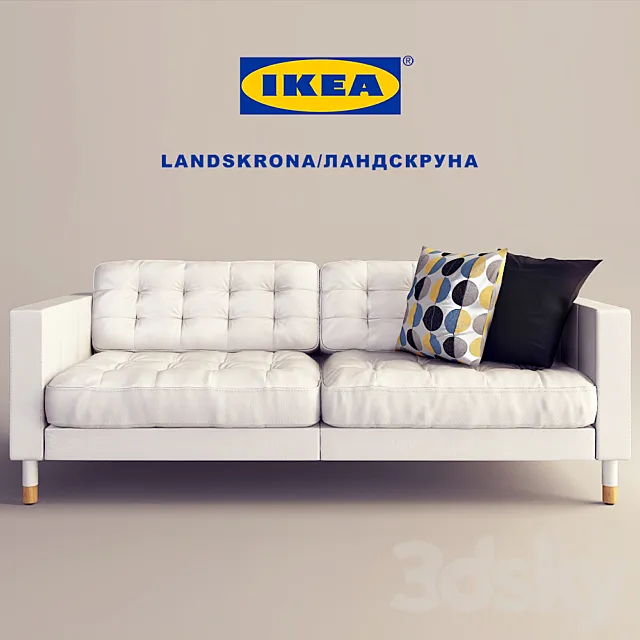 LANDSKRONA _ Landskrona Sofa 3 Seater. Sofa 3-seater 3DModel