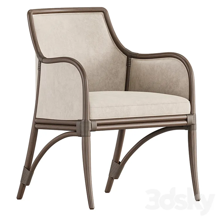 Lantana Armchair by McGuire Originals 3D Model Free