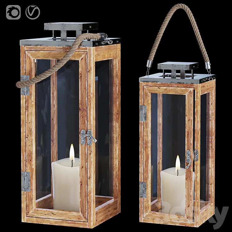 Lantern 3D Model Free Download