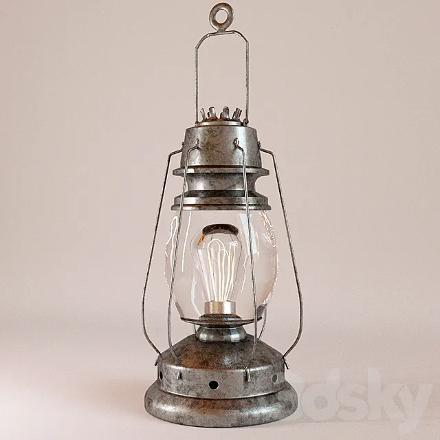 Lantern hanging vintage 3DModel