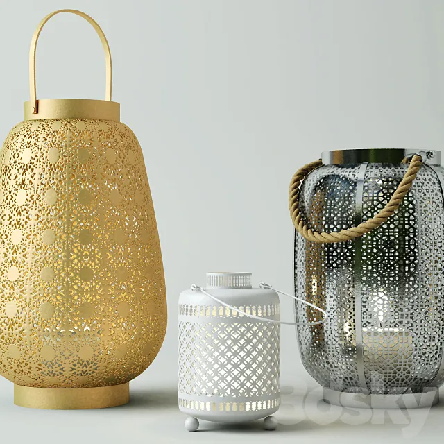 Lanterns _ ZARA HOME 3D Model