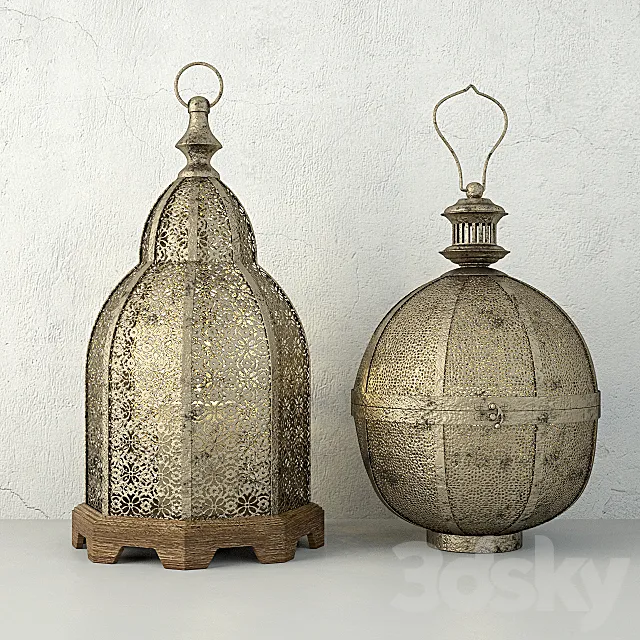 Lanterns _ ZARA HOME 3D Model