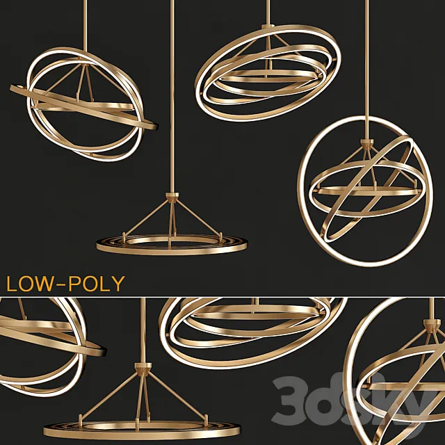 Lanterns & chandeliers - Lighting - Collection - Eichholtz 3D Model