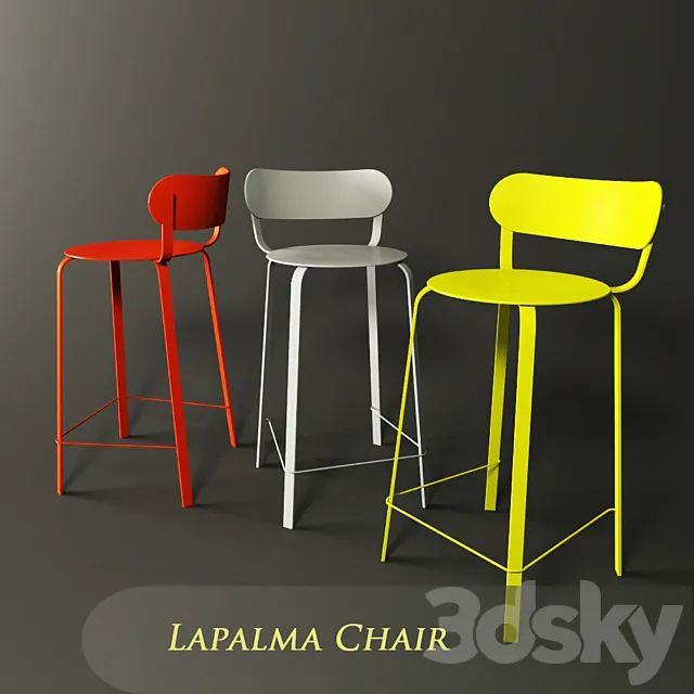 LaPalma Bar Chair 3DModel