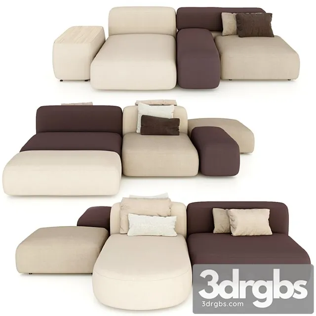 Lapalma. plus. modular sofa. 2 3D Model Free