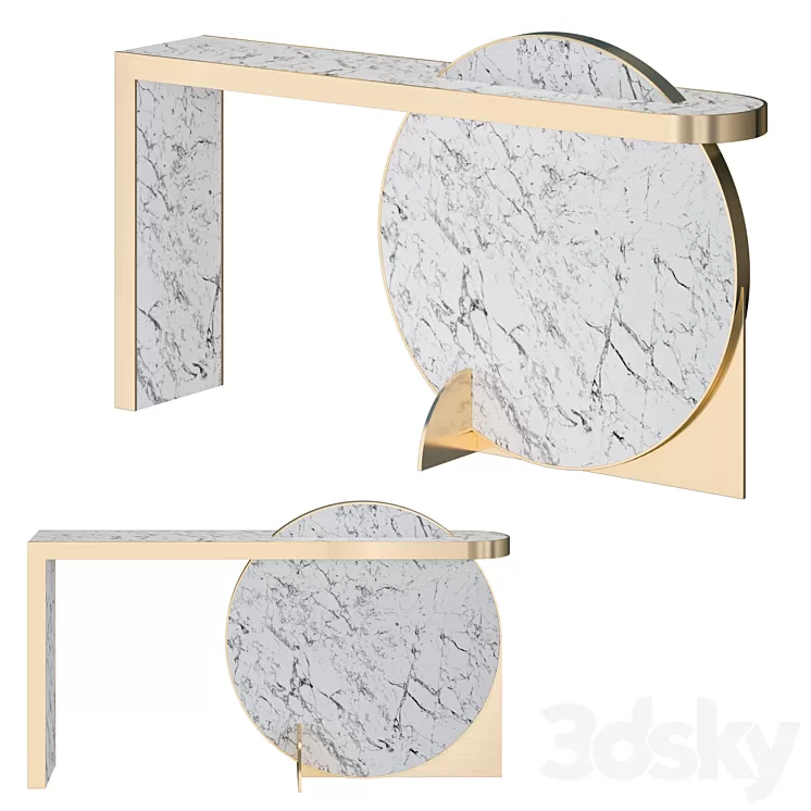 Lapicida collision console table 3D Model