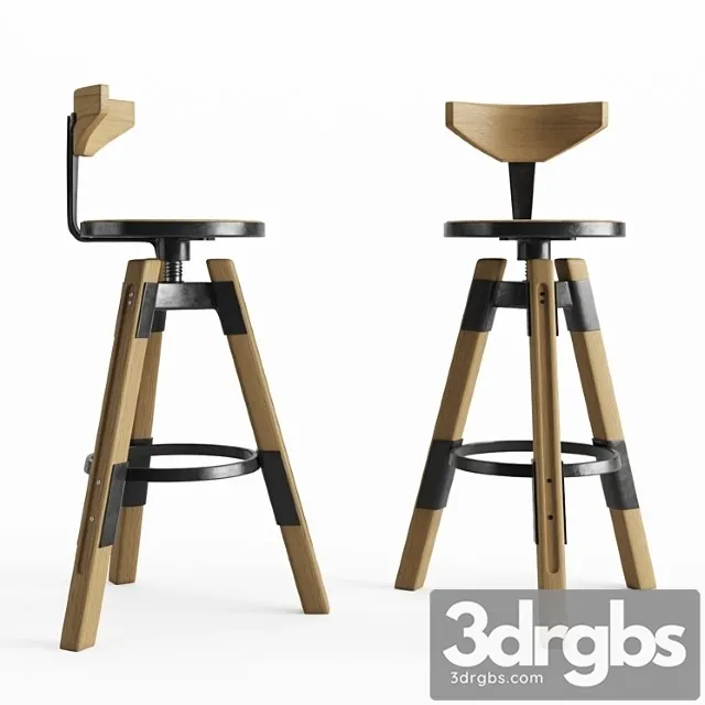 Lar Stool 3D Model Free