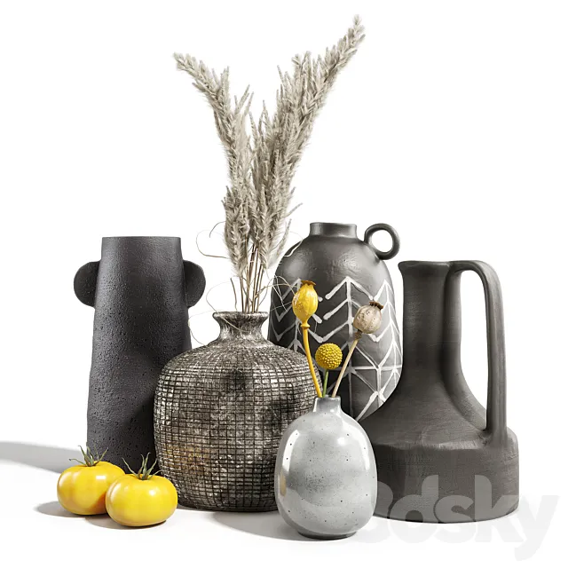 LaRedout vases set 01 Free Download