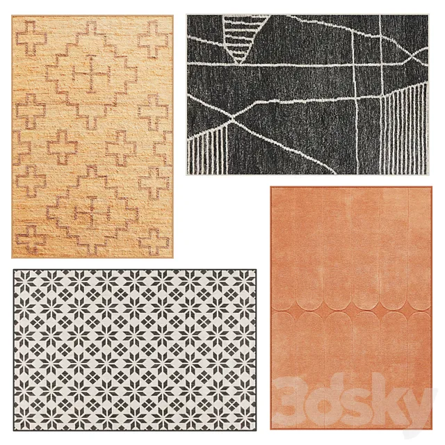 Laredoute - Rug set 10 3D Model