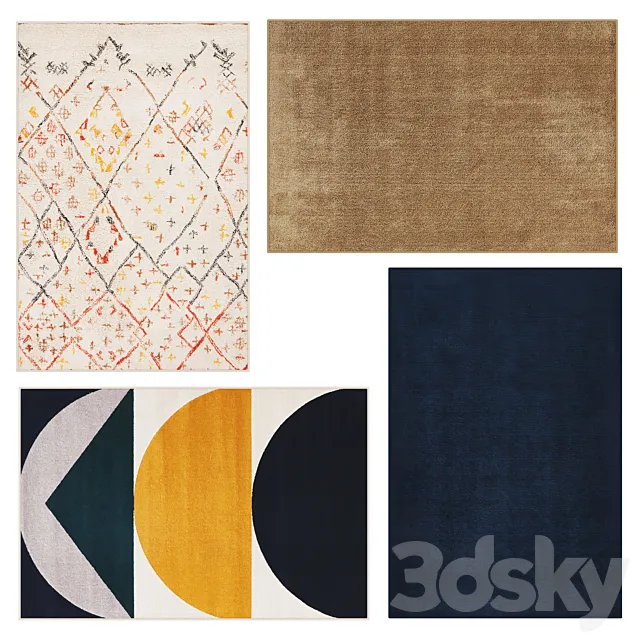 Laredoute - Rug set 13 3D Model