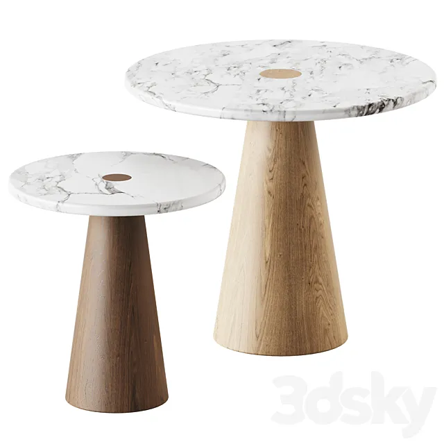 Large Brimstone Side Table by Sir Terence Conran _ Coffee table 3D Model