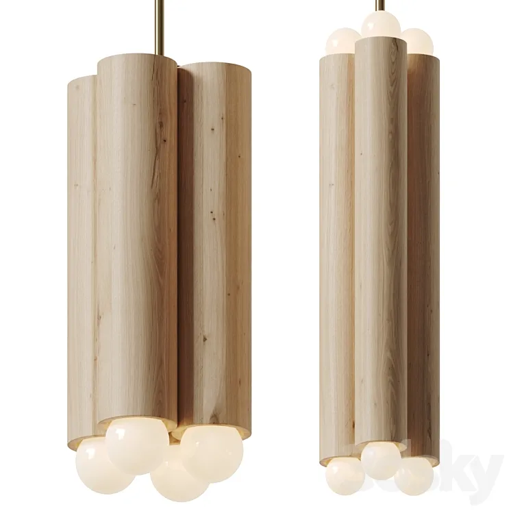 Large Column Pendant – Workstead 3D Model Free Download
