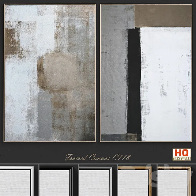 Large Living Room Wall Art C-118 3DModel