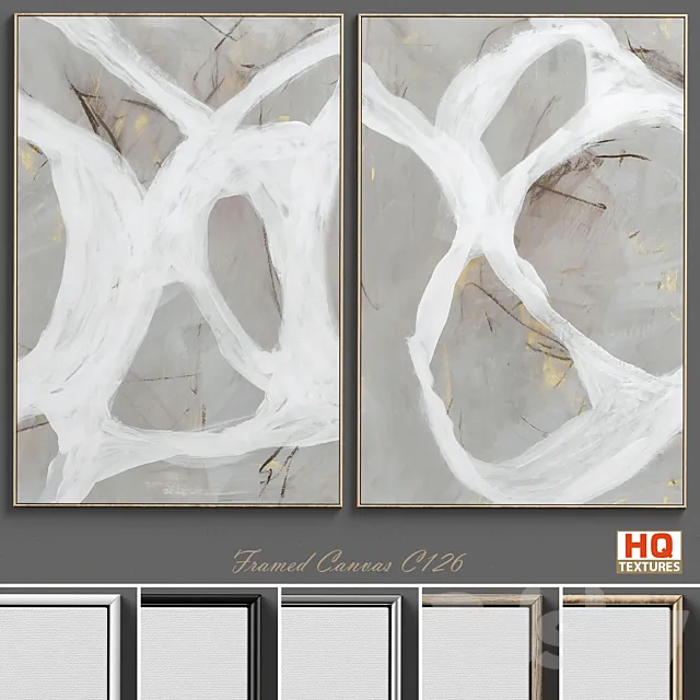 Large Living Room Wall Art C-126 3DModel