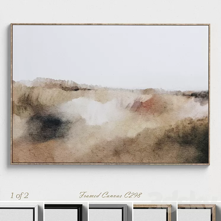 Large Living Room Wall Art C-298 3D Model