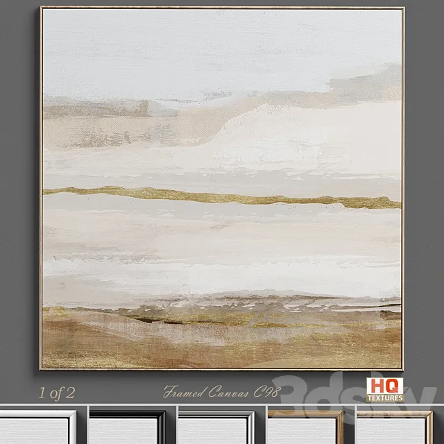 Large Living Room Wall Art C-98 3DModel