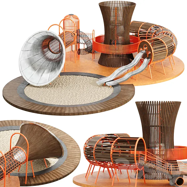 Large playground 3D Model