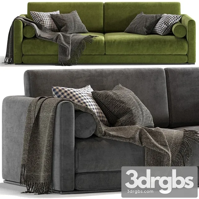 Lario Flexform 2 Seats Sofa 03 1 3D Model Free