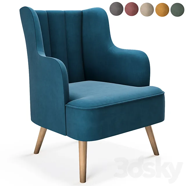 Larnis armchair 3D Model