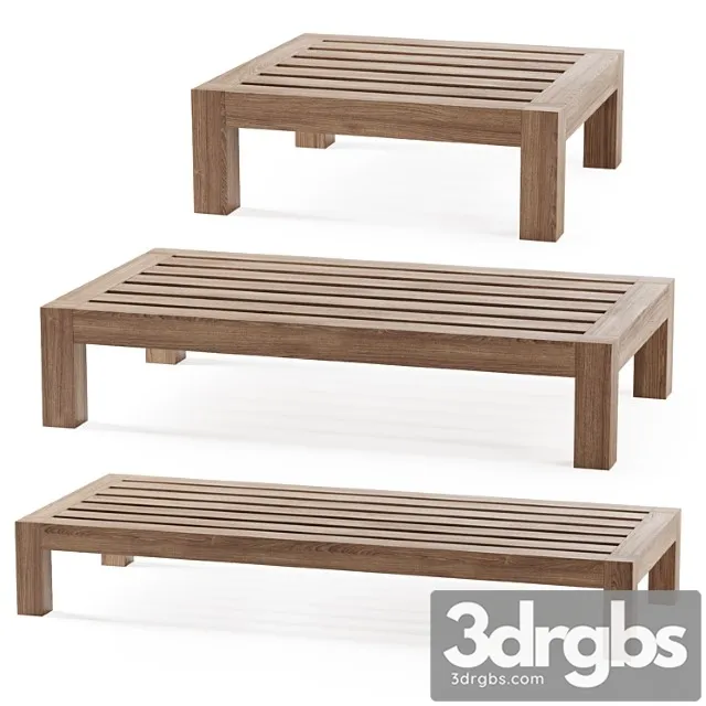 Lars coffee tables by piet boon 2 3D Model Free