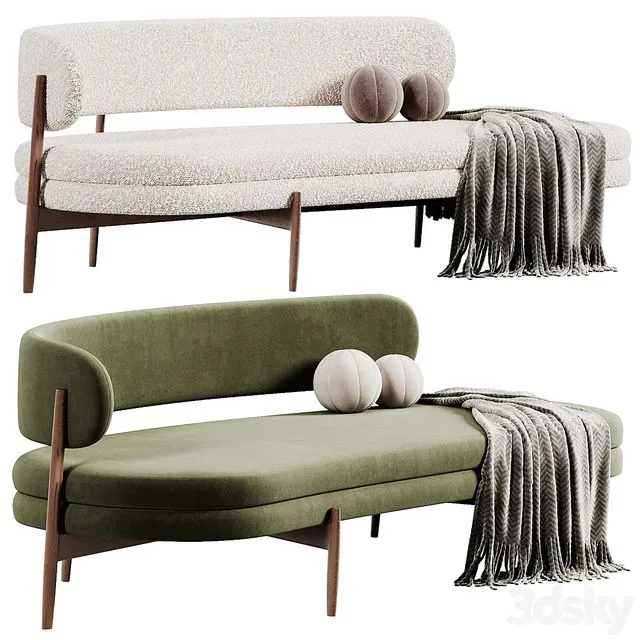 Lars Sofa By Minotti Sofa 3D Model